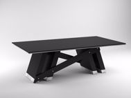 Baltoro Modern Conference Table in Colombian Espresso