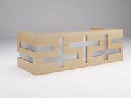 Amarillo Modern Reception Desk - Maple